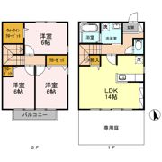 リビングタウン小森野 参番館 C棟の間取り画像