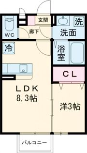 JAM C棟の間取り画像