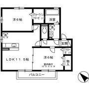アプリコット．F Ⅱ棟の間取り画像