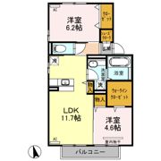 セジュール花みずき B棟の間取り画像