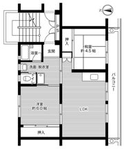 ビレッジハウス希望ヶ丘2号棟の間取り画像