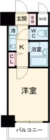 エスリード新神戸の間取り画像