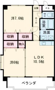 ウィンフィールド曙の間取り画像