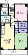 デランテ蓼野の間取り画像