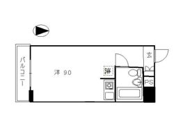 コーポ朝日Ⅶの間取り画像