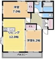 エスポワールCの間取り画像