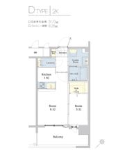 エンクレスト博多駅東Ⅱの間取り画像