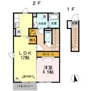 パークサイドDーroomの間取り画像