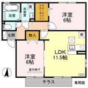 ディア・ドリーム Bの間取り画像