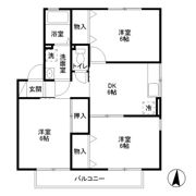 ファミールF Bの間取り画像