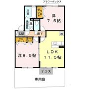 コンフォヴェール A棟の間取り画像