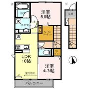 シャトン B棟の間取り画像