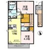 シャトン B棟の間取り画像