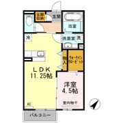 ラルーチェの間取り画像