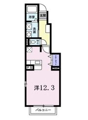 ベル ガーデン プレイス Bの間取り画像