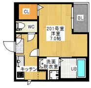 Regalest Glory Rio(グローリーリオ）の間取り画像