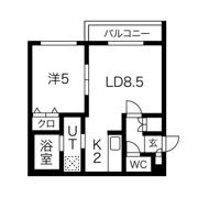 モンテリブロ札幌東の間取り画像
