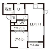 ローヌ C棟の間取り画像