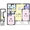 カーサ セレノの間取り画像