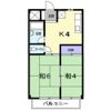 シティーハイツ中川 Aの間取り画像