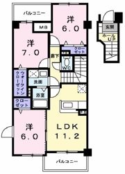 ビサイド・スリーの間取り画像