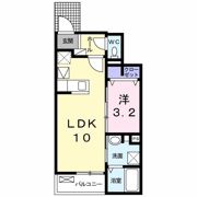 カーサ コルディアーレ Aの間取り画像