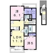 ヒラソールの間取り画像