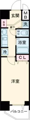 プレサンス神戸駅前グランツの間取り画像