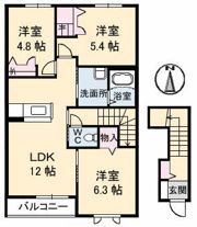 ノアールの間取り画像