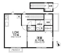 レーブ西国立の間取り画像