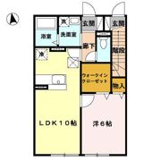 セジュールバラの間取り画像