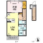 ナチュール向中野の間取り画像