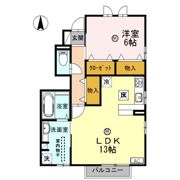 クレアージェ光陽の間取り画像