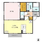 アジュール Aの間取り画像