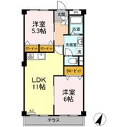 シャトー原市の間取り画像