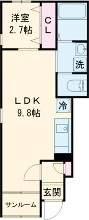 ヴィア アヴァンティ 1号棟の間取り画像