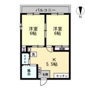 ドミールAの間取り画像