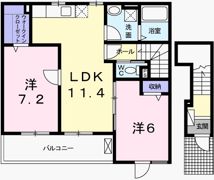 アルコバレーノ・Yの間取り画像