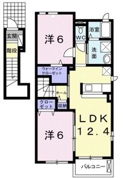 アクア・クレメント四番館の間取り画像