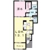 Heart未来 政枝 Aの間取り画像