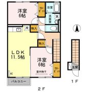 ボヌールの間取り画像