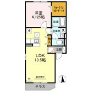 プランドール岩野木の間取り画像