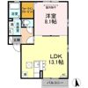 クレシエンド B棟の間取り画像