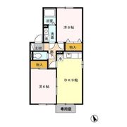 セジュールオリカン A棟の間取り画像