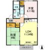セジュール小城の間取り画像