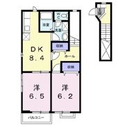 アルピン ヒルBの間取り画像