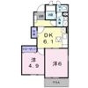 クレメントDの間取り画像