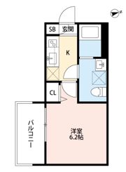 ワイズ七瀬川の間取り画像
