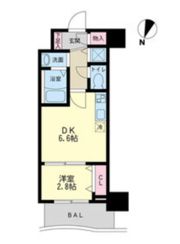 セレニテ神戸元町の間取り画像