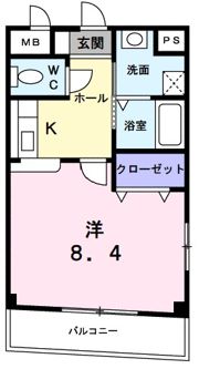 カサ・デローザの間取り画像